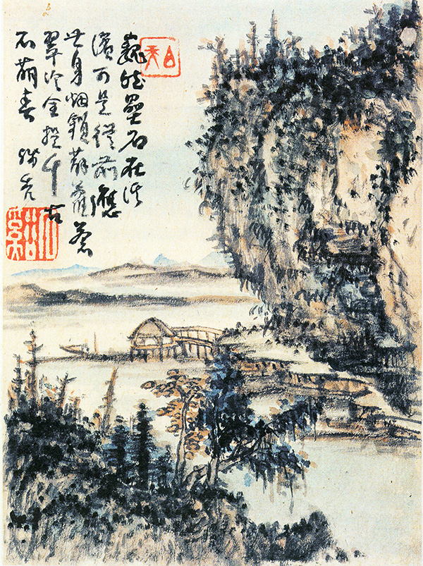 清初画僧髡残的山水册：苍浑之美，意境幽深 15开