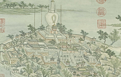 清 张若澄 《燕山八景图》北京故宫 历代国画 第1张