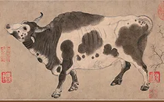 唐代·韩滉《五牛图》价值连城的中国十大传世名画之四 名人名家 第1张