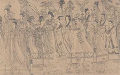 唐 吴道子 八十七神仙卷 绢本 历代国画 第1张