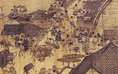 北宋 张择端 清明上河图(长卷)绢本设色北京 历代国画 第1张