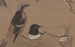 明代 边景昭 《三友百禽图》赏析 历代国画 第1张