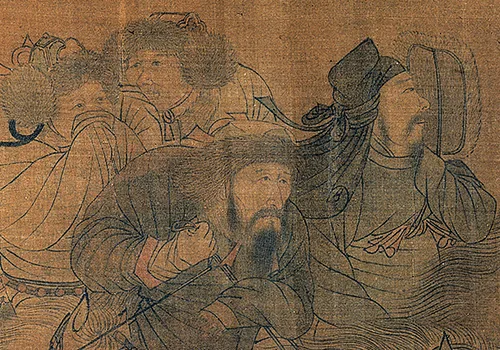 《文姬归汉图》:宋代画笔里,蔡文姬跨越万里的归乡悲歌 历代国画 第9张-墨韵书香