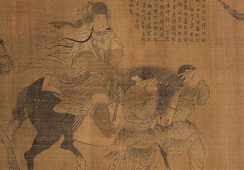 《文姬归汉图》:宋代画笔里,蔡文姬跨越万里的归乡悲歌 历代国画 第3张-墨韵书香