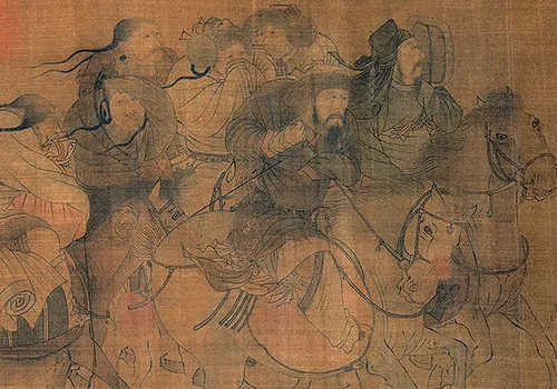 《文姬归汉图》:宋代画笔里,蔡文姬跨越万里的归乡悲歌 历代国画 第4张-墨韵书香