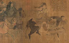 《文姬归汉图》:宋代画笔里,蔡文姬跨越万里的归乡悲歌 历代国画 第1张-墨韵书香