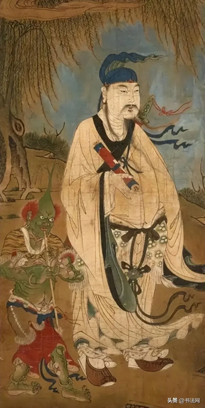 吕洞宾唯一存世书法,字迹足有1米,雄伟壮观又仙气飘飘! 历代书法 第1张-墨韵书香