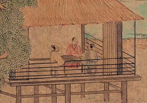 当吴中风雅遇见魏晋风度:文徵明《兰亭修契图》里的文人理想 历代国画 第2张-墨韵书香