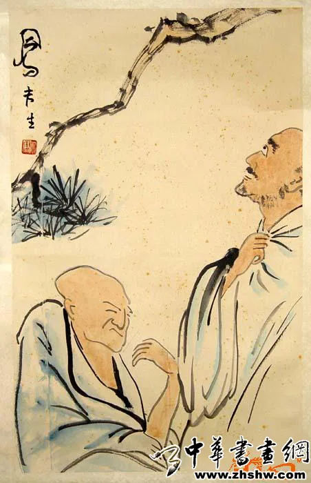 吕凤子作品赏析 历代国画 第4张