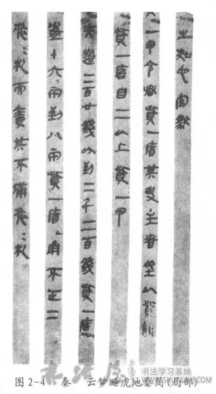 江山一统文趋同    秦代书法 书画知识 第3张