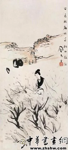 吕凤子作品赏析 历代国画 第2张