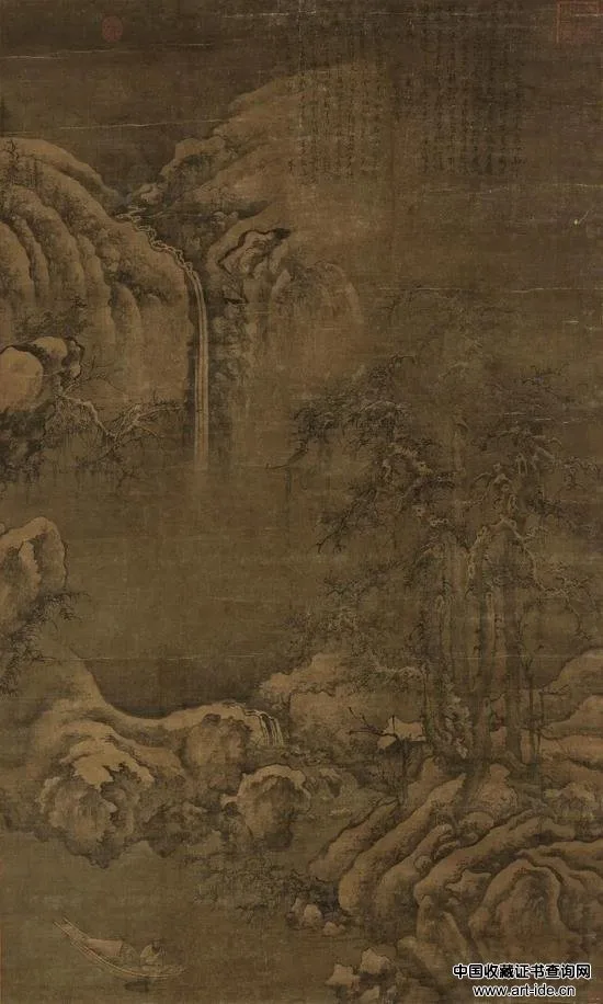 下雪时古人在做什么？寒江钓雪图（画雪景、雪景山水图） 历代国画 第8张