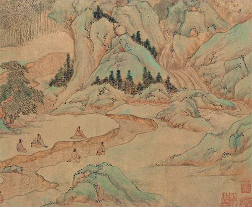 当吴中风雅遇见魏晋风度:文徵明《兰亭修契图》里的文人理想 历代国画 第10张-墨韵书香