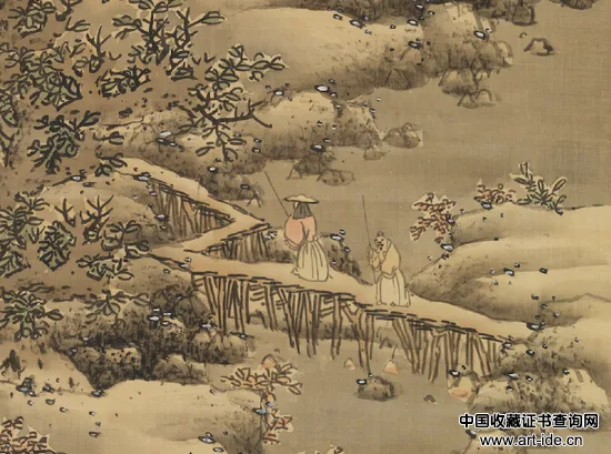 下雪时古人在做什么？寒江钓雪图（画雪景、雪景山水图） 历代国画 第7张