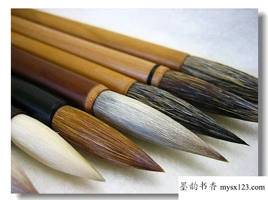 [书画知识] 使用毛笔用途选择 书画知识 第1张