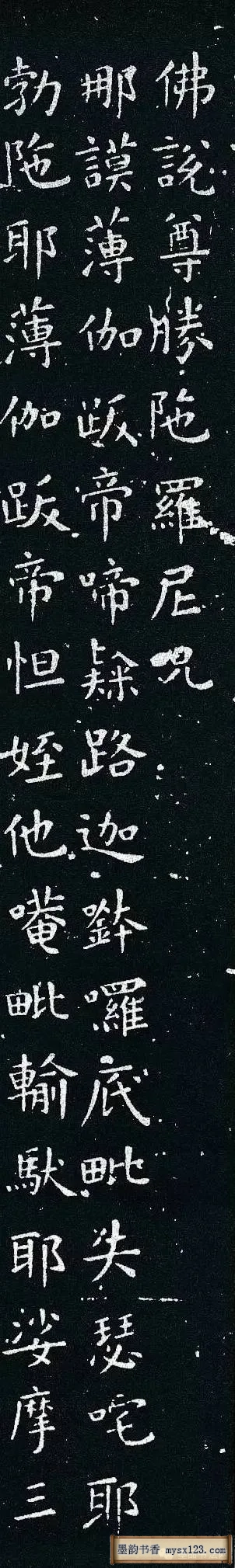 欧阳询小楷《佛说尊胜陁罗尼咒》 历代书法 第3张
