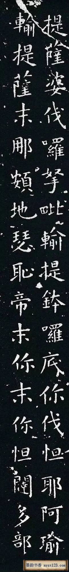 欧阳询小楷《佛说尊胜陁罗尼咒》 历代书法 第6张