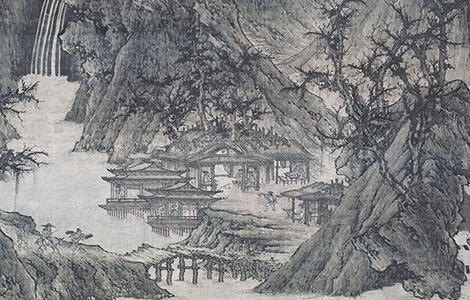 北宋李成晴峦萧寺图美国纳尔逊美术馆堪比《清明上河图》 - 墨韵书香