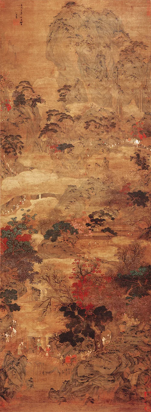 700 年前,从未去过四川的赵孟頫,画出了李白笔下最险的蜀道 历代国画 第2张-墨韵书香