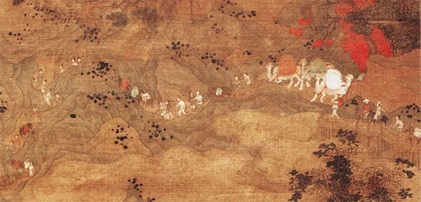 700 年前,从未去过四川的赵孟頫,画出了李白笔下最险的蜀道 历代国画 第3张-墨韵书香