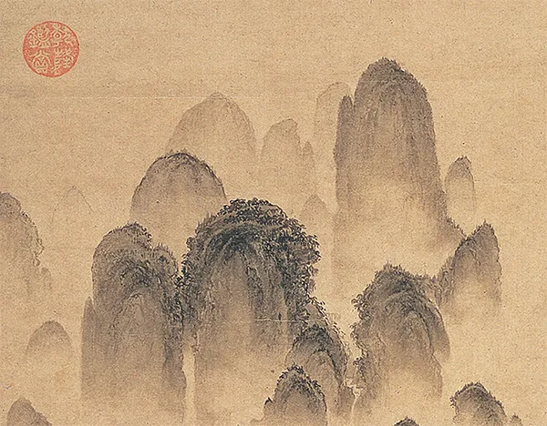 被低估的宋徽宗:他画的秋天,藏着宋代山水的转身《溪山秋色图轴》 历代国画 第4张-墨韵书香