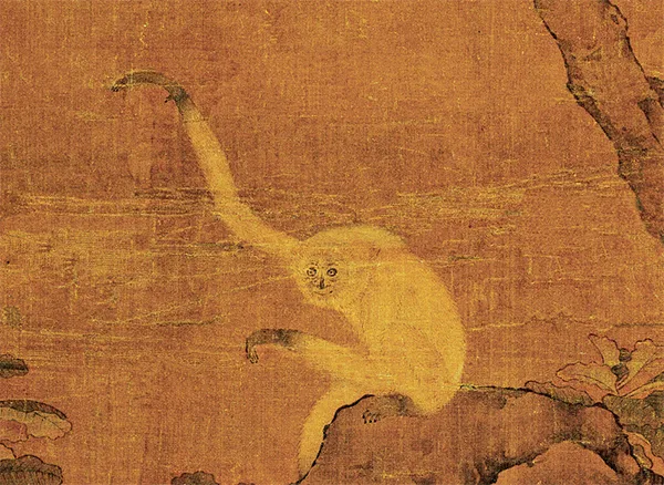 画马宗师的奇趣神作:3只猿闹枝头,2匹马奔树下,藏着中国人的心性大智慧《猿马图》 历代国画 第4张-墨韵书香