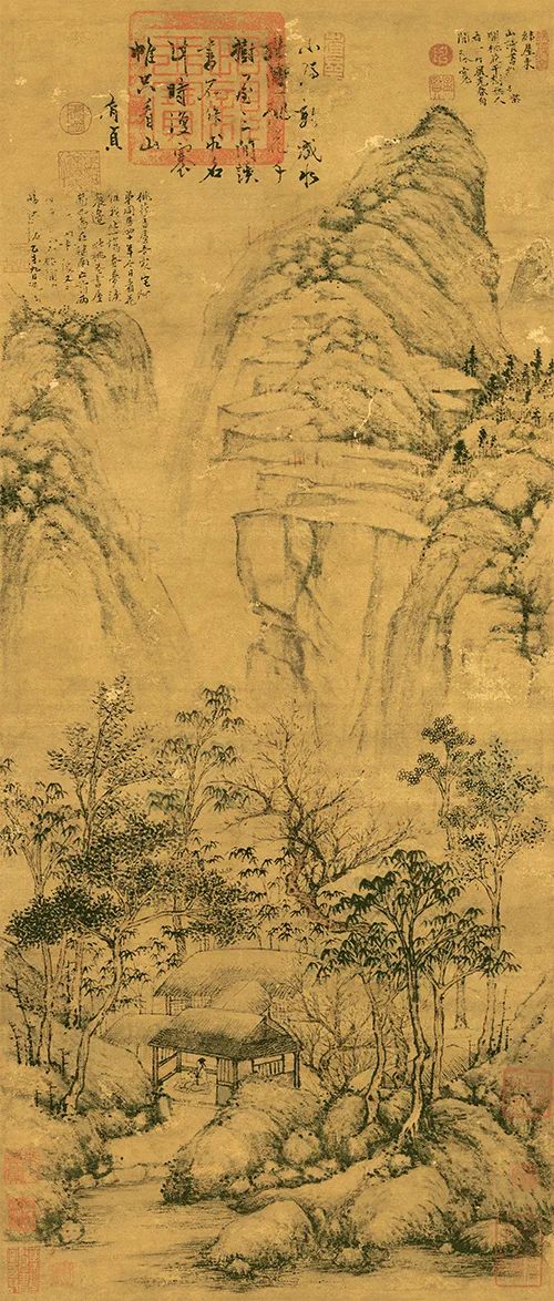 一生没当过官的沈周,画出了所有中国人向往的书房《桃花书屋》 历代国画 第2张-墨韵书香