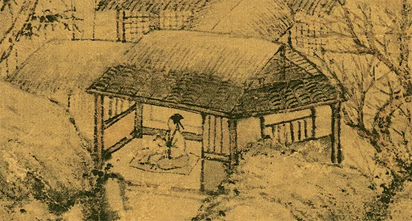 一生没当过官的沈周,画出了所有中国人向往的书房《桃花书屋》 历代国画 第1张-墨韵书香