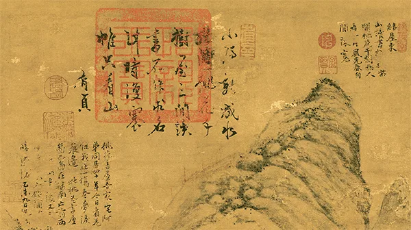 一生没当过官的沈周,画出了所有中国人向往的书房《桃花书屋》 历代国画 第6张-墨韵书香
