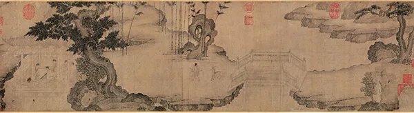 一根线条画尽千年风骨:李公麟笔下,中国人最高级的长寿与优雅《商山四皓会昌九老图》 历代国画 第1张-墨韵书香