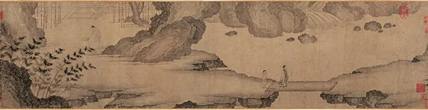 一根线条画尽千年风骨:李公麟笔下,中国人最高级的长寿与优雅《商山四皓会昌九老图》 历代国画 第2张-墨韵书香