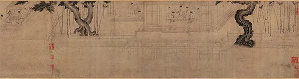一根线条画尽千年风骨:李公麟笔下,中国人最高级的长寿与优雅《商山四皓会昌九老图》 历代国画 第3张-墨韵书香