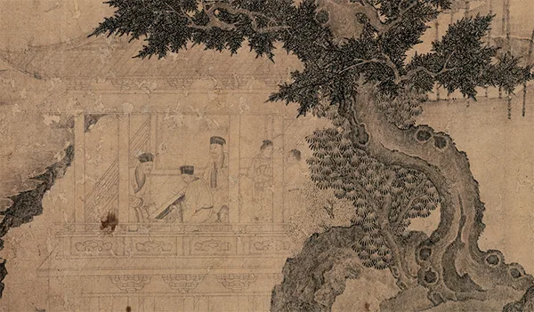 一根线条画尽千年风骨:李公麟笔下,中国人最高级的长寿与优雅《商山四皓会昌九老图》 历代国画 第7张-墨韵书香