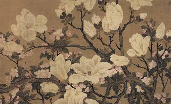 没骨丹青绘吉祥:邹一桂晚年精品《玉堂富贵图》解读 历代国画 第3张-墨韵书香