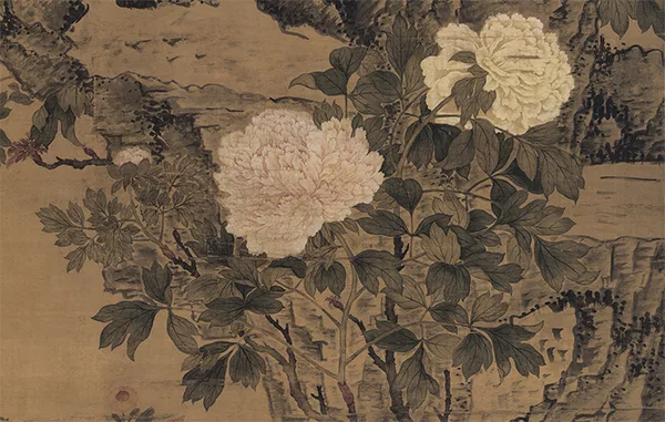 没骨丹青绘吉祥:邹一桂晚年精品《玉堂富贵图》解读 历代国画 第5张-墨韵书香