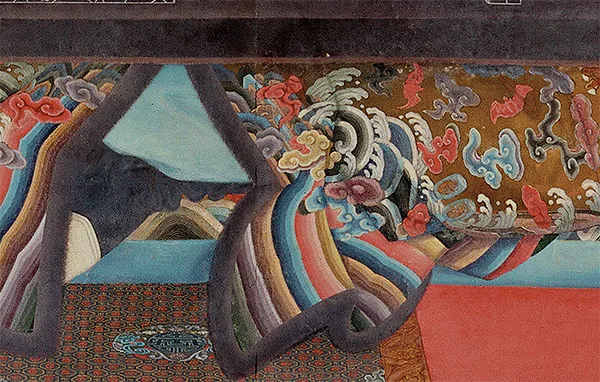 被影视剧骗了?乾隆的真实长相,全靠这个意大利人画了下来《乾隆皇帝朝服像》 历代国画 第6张-墨韵书香