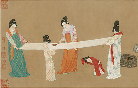 《捣练图》：一场古代“织女运动会”的盛况记录 书画知识 第3张