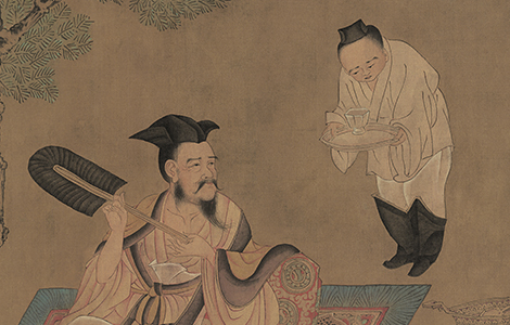 唐 孙位 高逸图全卷（竹林七贤图36x137） 绢45.8X168.7 历代国画 第3张