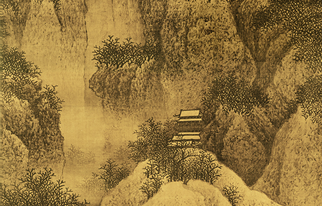 宋 范宽 雪景寒林图(新)128x103 历代国画 第2张