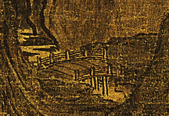 五代 关仝 秋山晚翠图 绢本