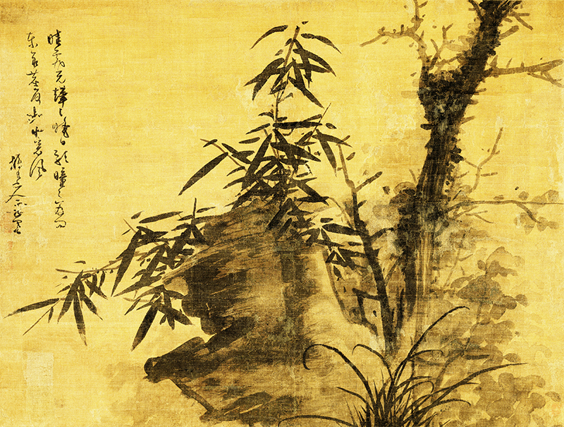 元代画家笔下的“四君子”之一:竹 元代画家笔下的“四君子”之一:竹