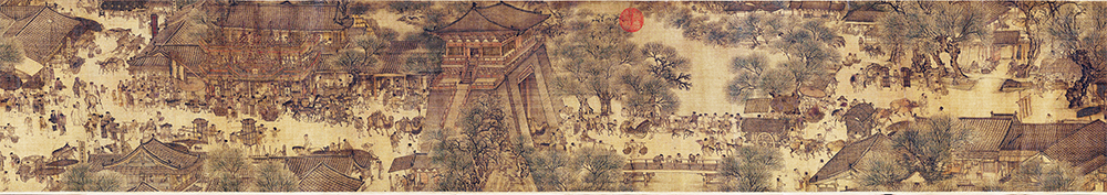 北宋 张择端 清明上河图(长卷)绢本设色北京 历代国画 第1张