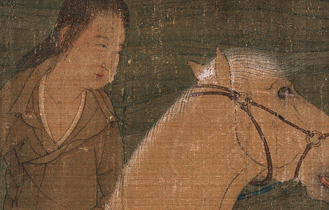 五代 佚名 《神骏图卷》绢本赏析 历代国画 第1张