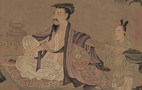 唐 孙位 高逸图全卷（竹林七贤图36x137） 绢45.8X168.7 历代国画 第4张