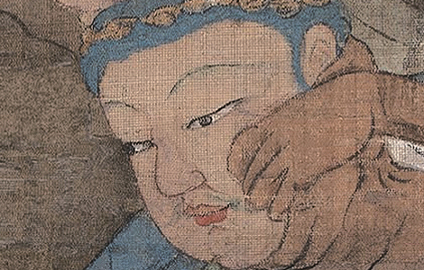 南宋 周季常 应身观音绢本111.5×53.1波士顿 历代国画 第4张