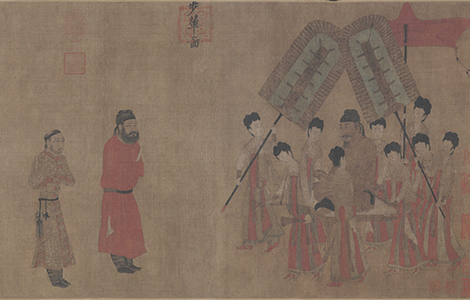《步辇图》的唐蕃联姻故事和千年画卷中的文化交响 书画知识 第3张