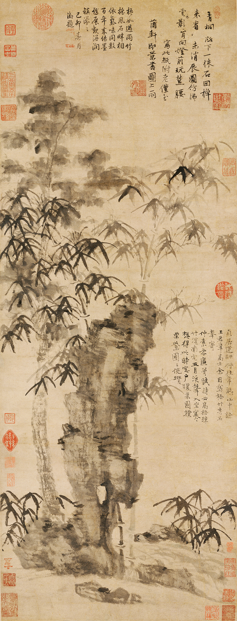 元代画家笔下的“四君子”之一:竹 元代画家笔下的“四君子”之一:竹