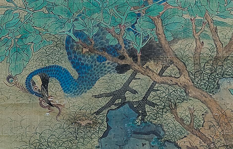 清 陈星 富贵双全图 赏析 历代国画 第3张