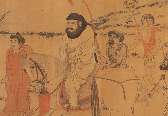 唐 阎立本 职贡图 绢本61.5x191.5台北故宫