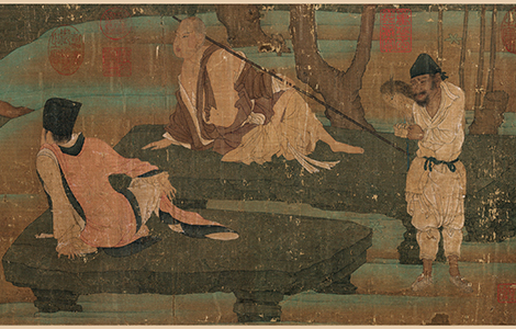 五代 佚名 《神骏图卷》绢本赏析 历代国画 第1张